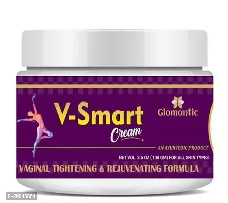 Glomantic V-Smart Cream Apply By Finger VSmart Vaginal Tighten Formula Cream