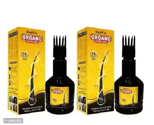 Organo Hair Oil 120+120=240ml 2pcs Herbal Oil