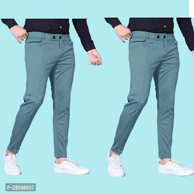 Stylish Men Modal Casual Trouser Pack of 2