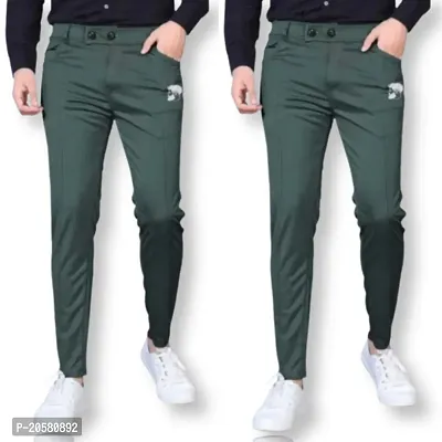Stylish Men Modal Casual Trouser Pack of 2
