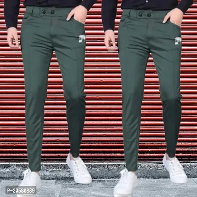 Stylish Men Modal Casual Trouser Pack of 2