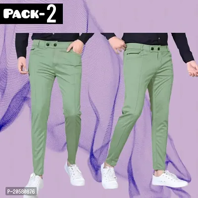 Stylish Men Modal Casual Trouser Pack of 2