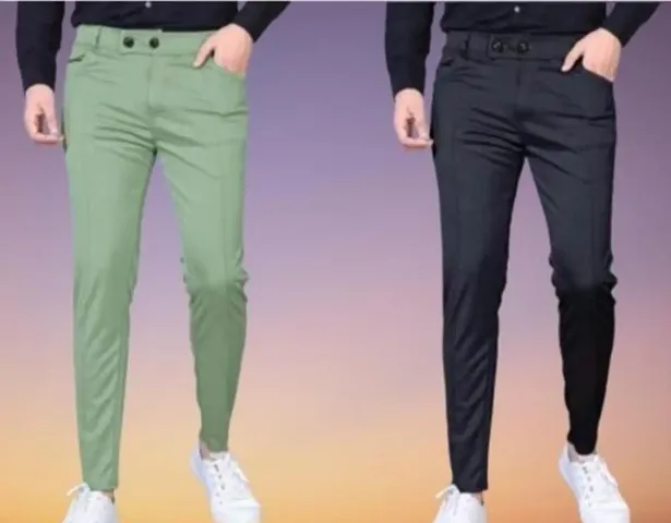 Best Selling Regular Track Pants For Men Pack of 2