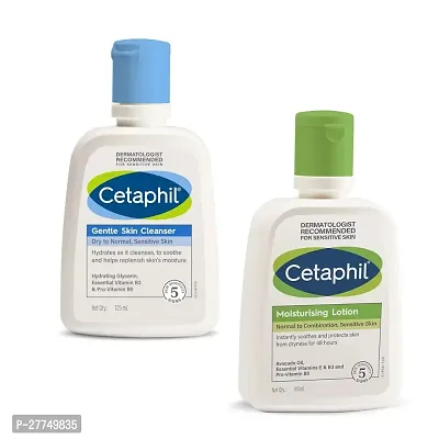 Cetaphil Face Wash by Cetaphil, Gentle Skin Cleanser and | Moisturizer with Niacinamide, Panthenol| Non-greasy, Wonrsquo;t Clog