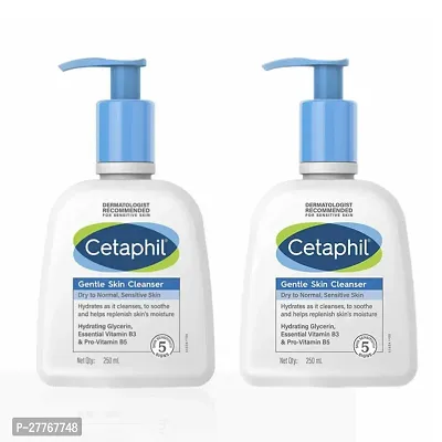 Cetaphil Face Wash by Cetaphil, Gentle Skin Cleanser for Dry to Normal, Sensitive Skin - 125ml ( pack of 2)-thumb0