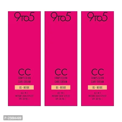 9 to 5 Complexion Care Cream, Beige, 20g pack of 3