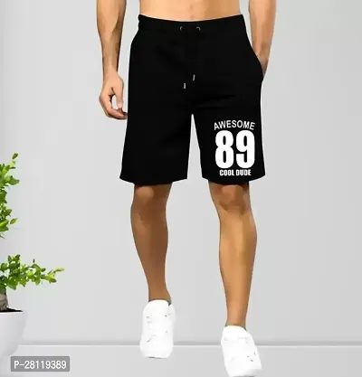 Stylish Polyester lycra Short for gym pack of 1