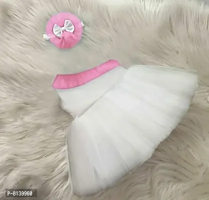 Beautiful One Shoulder Midi Dress For Baby Girls-thumb0