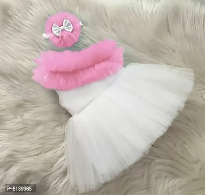 Beautiful One Shoulder Midi Dress For Baby Girls