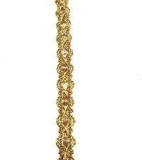 DIARA Golden Lase with Beautiful Design Used in Saree, Suit, Lhengha, Dupata, Lhengha,Choli, Dresses and etc Lace Reel (Pack of 2)-thumb2