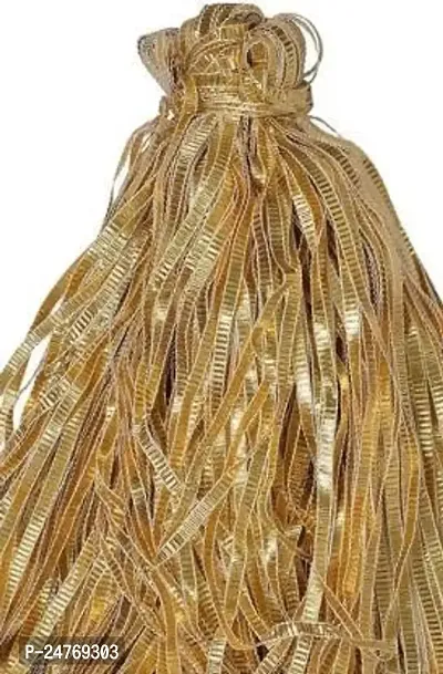 DIARA - Golden Gota Wrinkle Gotta Trim Used in Saree, Suit, Lhengha, Art Craft Material, Tailormaterial, Designing Material, Dress Material, Faishon Designing Material and etc-thumb0