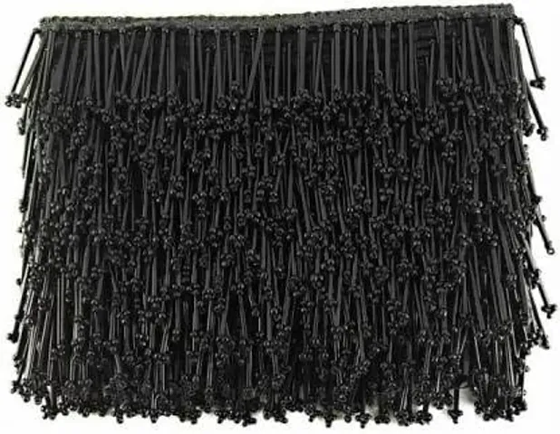 DIARA Black Katdana Lace with Beautiful Design (9 Mtr) Used in Saree Border Dupatta, Gowns Designing, Craft  Art Decoration, Suits, Blouses, Dupatta, Chunri and CraftAnd etc