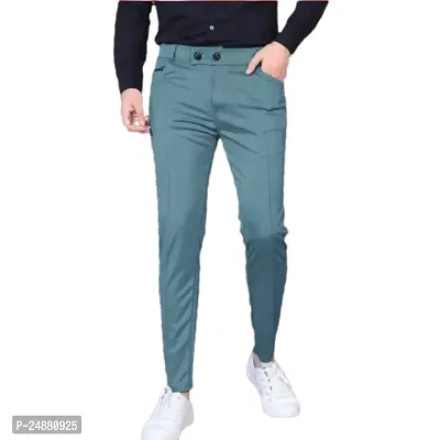 Men Lower pants Jogger Perfect Fit | Stylish | Good Quality | Soft Lycra Blend | Mens  Boys Lower Pajama Jogger | Gym | Running | Jogging | Yoga | Casual Wear twill lycra trouser air force-thumb0