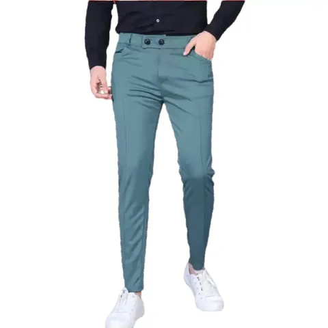 Classic Solid Track Pants for Men