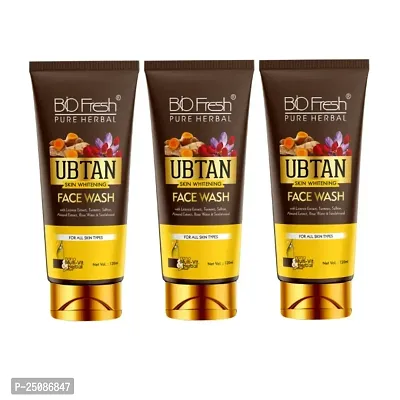 BIO FRESH UBTAN FACEWASH FOR BRIGHTNING  WHITENING SKIN WITH pack of 3