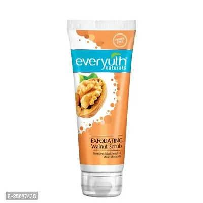 Everyuth Naturals Exfoliating Walnut Scrub, 100gm, Tube pack 1