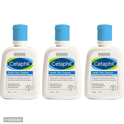 Cetaphil Gentle Skin Cleanser 125ml ( Pack of 3)