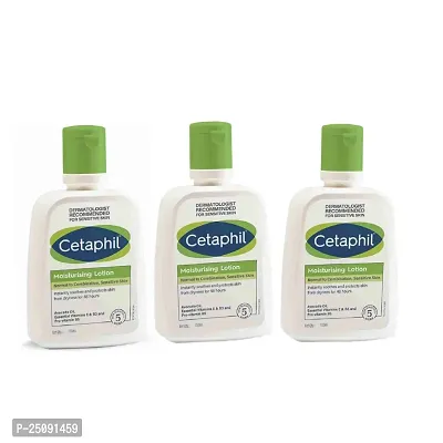 Cetaphil Moisturizing Lotion for Normal to Combination, Sensitive Skin| 100 ml| Moisturizer pack of 3