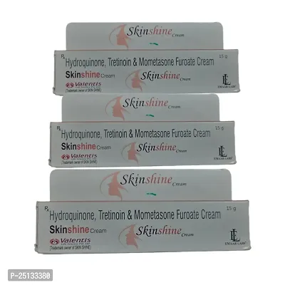 SKINSHINE Cream 15g Hydroquinone, Tretinoin  Mometasone Furoate Cream pack 3