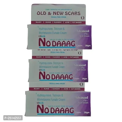OKvik No DAAAG Cream 20g skin care for scars Adaveced plus scar cream pack 3