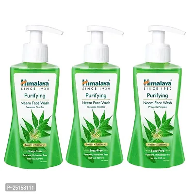 Himalaya Herbals Purifying Neem Face Wash, 200ml (Pack of 3)