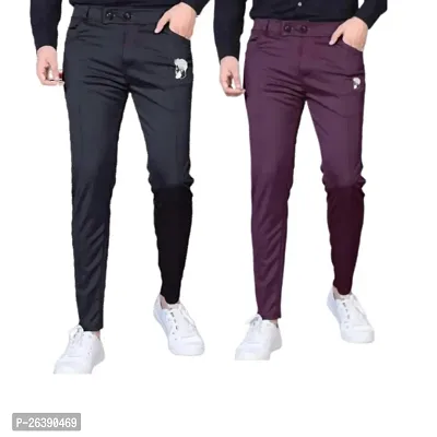 Classic Modal Track Pants for Men Pack of 2-thumb0