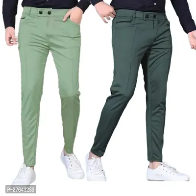 Men Lower pants Jogger Perfect Fit | Stylish | Good Quality | Soft Lycra Blend | Mens  Boys Lower Pajama Jogger | Gym | Running Color green mehandi pack of 2