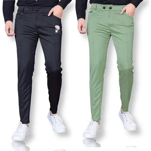 New Launched Silk Regular Track Pants For Men 