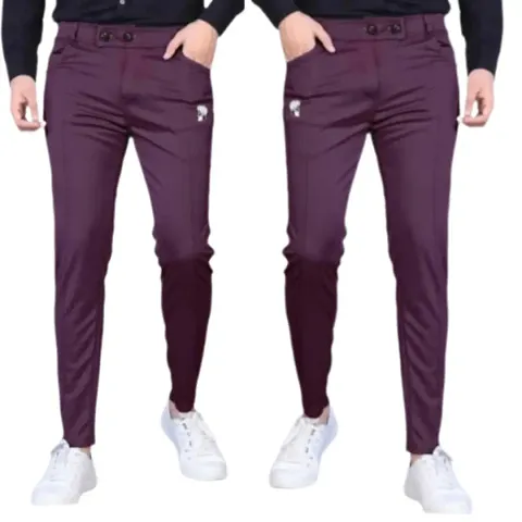 Comfortable Modal Regular Track Pants For Men 