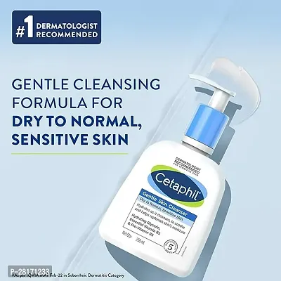 Cetaphil Face Wash by Cetaphil, Gentle Skin Cleanser for Dry to Normal, Sensitive Skin - 250 ml| Hydrating Face Wash with Niacinamide,Vitamin B5| Dermatologist Recommended|( pack of 2)-thumb3