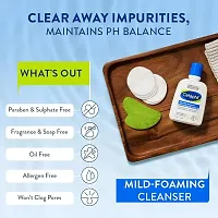 Cetaphil Oily Skin Cleanser , Daily Face Wash for Oily, Acne prone Skin , Gentle Foaming, 125ml ( pack of 1 )-thumb1