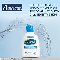 Cetaphil Oily Skin Cleanser , Daily Face Wash for Oily, Acne prone Skin , Gentle Foaming, 125ml ( pack of 1 )-thumb2