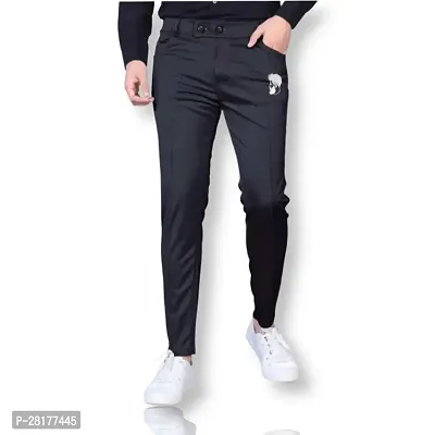 Classic Modal Solid Track Pants for Men-thumb0