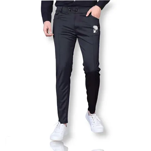 Stylish Modal Solid Formal Track Pant For Men