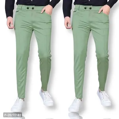 Men Comfortable, Lavish  Premium Track Pants green pack of 2