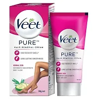Veet Pure Hair Removal Cream for Women With No Ammonia Smell, Normal Skin - 30g PACK OF 1-thumb3