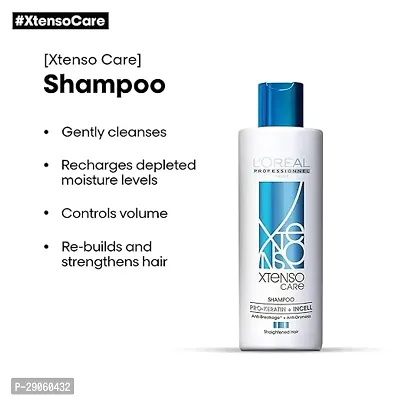 L'OREAL PROFESSIONNEL PARIS Xtenso Care Shampoo For Straightened Hair, 250 Ml |Shampoo (pack of 3)-thumb2