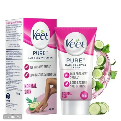 Veet Pure Hair Removal Cream for Women With No Ammonia Smell, Normal Skin - 30g PACK OF 1-thumb0