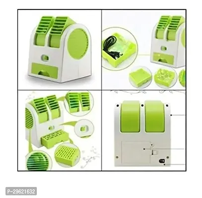 Mini Portable USB Air Cooler Table Fan  (Multi) pack of 1-thumb3