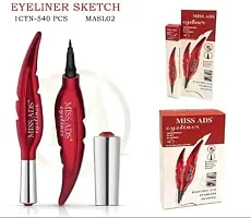 Waterproof Eyeliner Eyeliner Sketch Pen Quick Drying Eye Liner Long Lasting pack of 3-thumb1