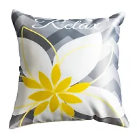 Vendola Satin Multicoloured Printed 250TC Pillow / Cushion Covers Set of 5-16X16-thumb2