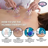 Crescent Hijama| Cupping Therapy Cups| Hijama Cupping Set| (Size 1-6, 24 Cups only)-thumb2