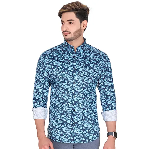 Best Selling Cotton Blend Long Sleeves Casual Shirt 