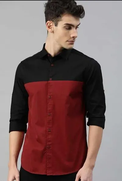 IndoPrimo Men's Regular Fit Casual Shirt