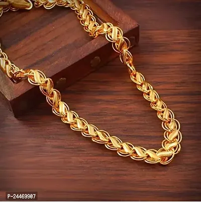 Melorra 18K Tropical Trio Gold Chains Rope Chain Yellow Gold Precious Chain (18Kt) Chains