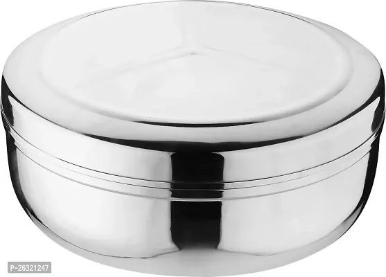 DOKCHAN Stainless Steel Heavy Gauge Multipurpose Stainless Steel Containers for Kitchen | Vertical Canisters | Mirror Glossy Finish (500ml)