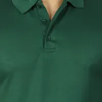 DOKCHAN Regular Fit Solid Men Polo Neck Collar T-Shirt-thumb3