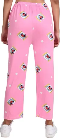 DOKCHAN Night Pajama for Women, Night Dress, Printed Pyjama Soft Cotton Night Pants-thumb2