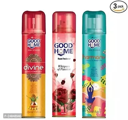 nbsp;Good Home Floral, Divine And Jasmine Roome Freshner Pack Of 3