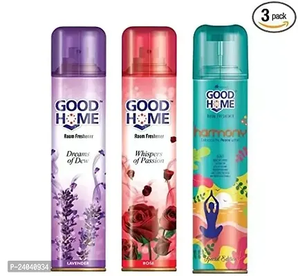 nbsp;Good Home Floral, Divine And Jasmine Roome Freshner Pack Of 3-thumb0